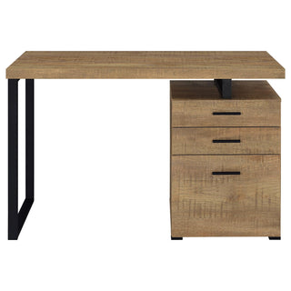 Trowbridge - 3 Drawer Office Desk - Mango Color