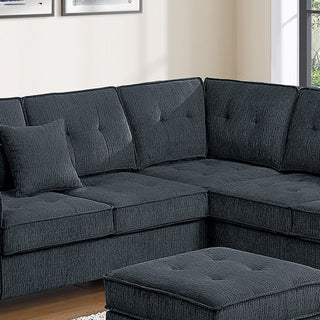 Sectional Set With Corner Wedge Ottoman USB Port