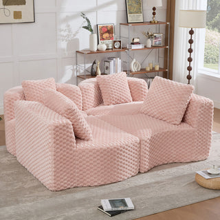 Modular Sectional Sofa With Free Combination Design