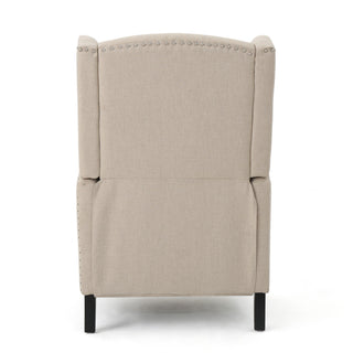 Westeros Wing Back Fabric Upholstered Recliner
