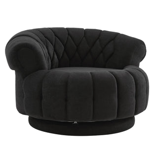 Round Swivel Accent Chair With Rotation