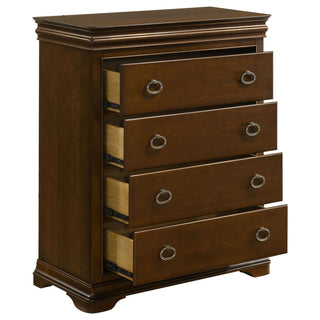 Leonide - 4 Drawer Chest - Cherry