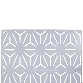 Outdoor & Indoor Metal Privacy Screen, Freestanding Decorative Panels