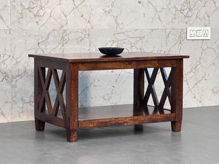 Belmont - X Frame Coffee Table - Brown