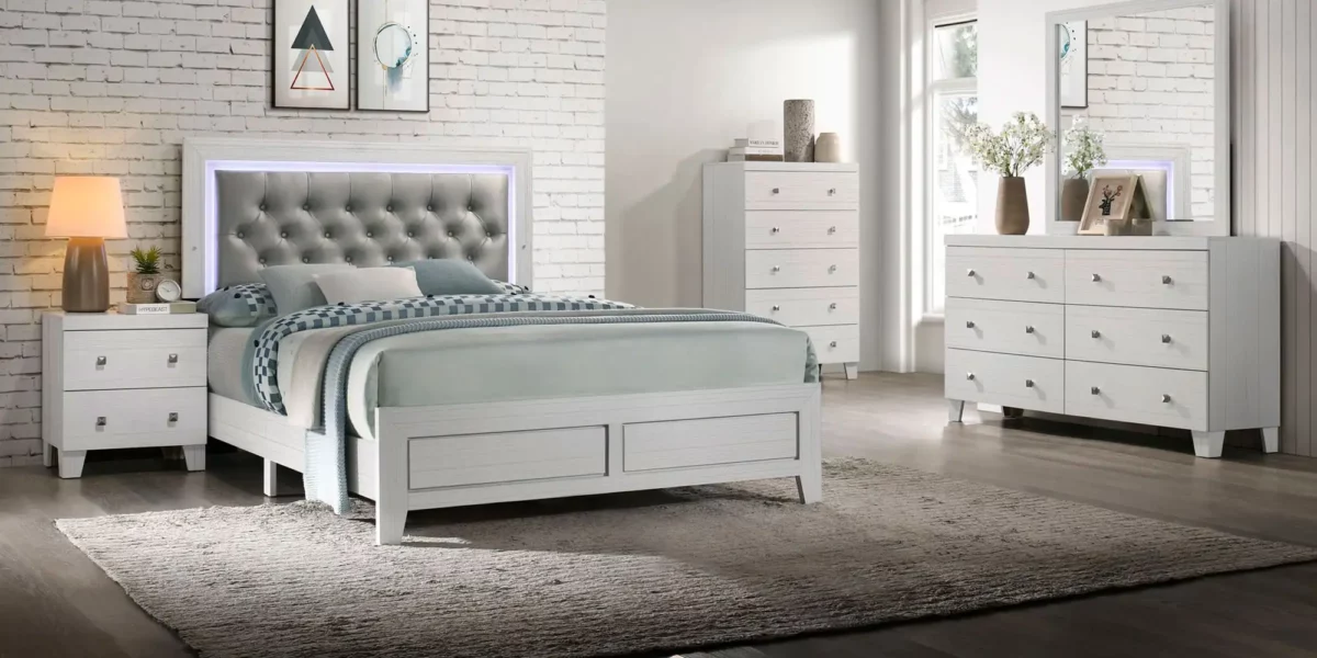 Belinda Standard Bed with LED Lights