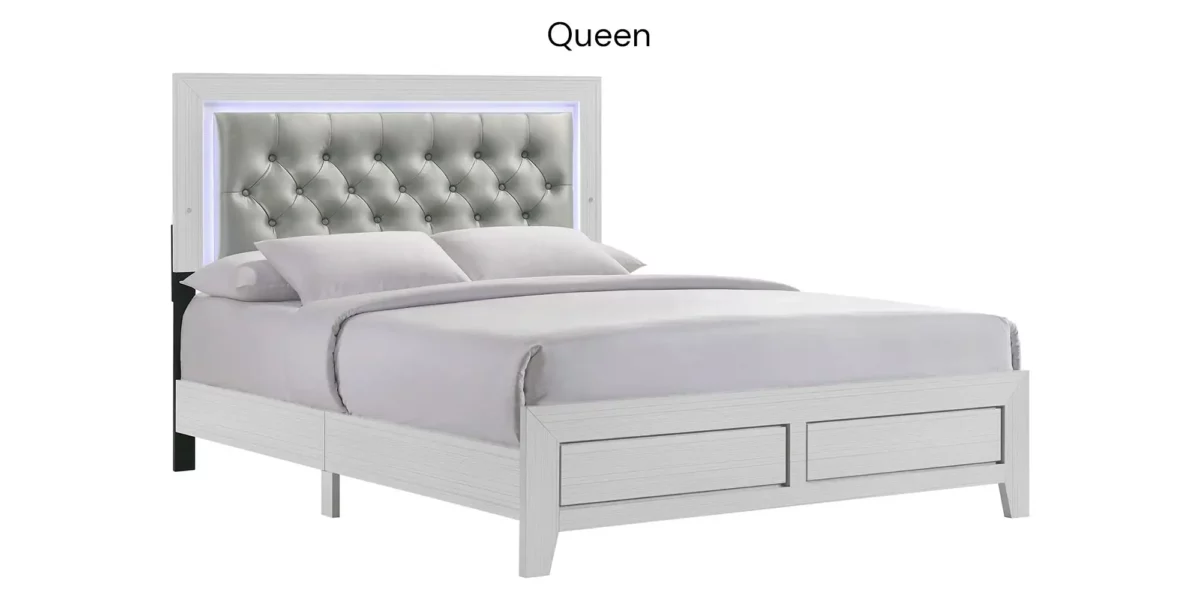 Belinda Standard Bed with LED Lights - Image 5