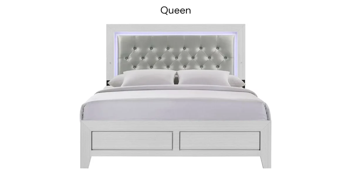 Belinda Standard Bed with LED Lights - Image 7