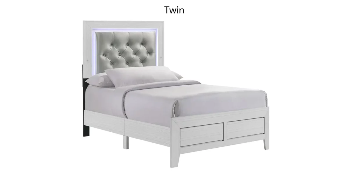 Belinda Standard Bed with LED Lights - Image 11
