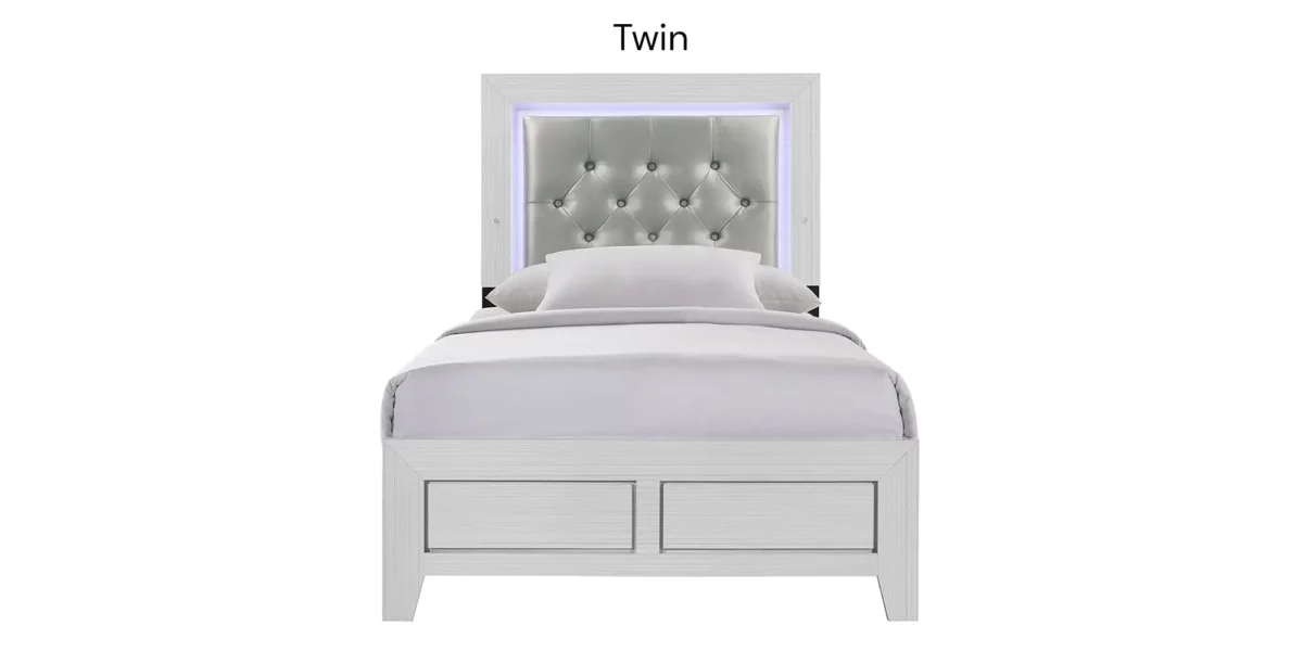 Belinda Standard Bed with LED Lights - Image 13