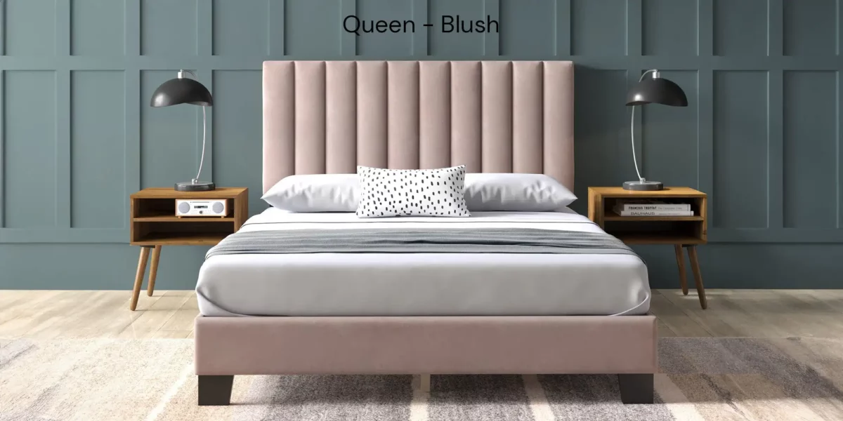 Coyote Bed Set with Two End Tables - Image 2
