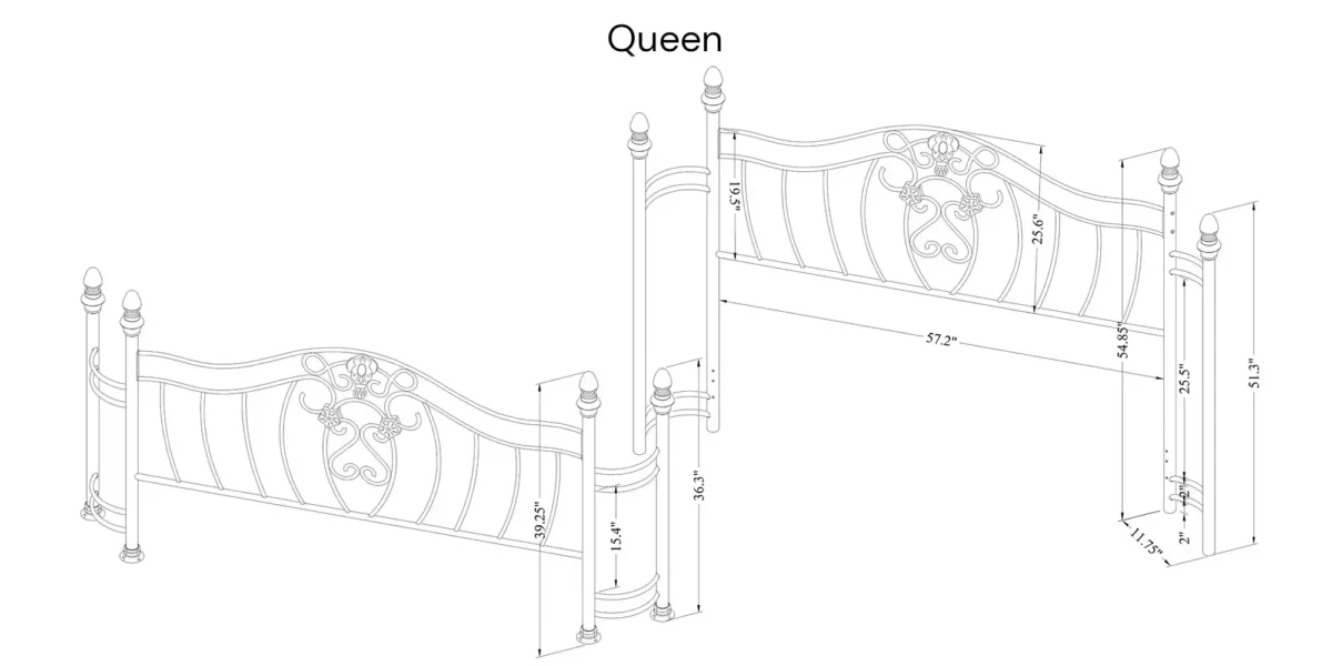 Sydney Headboard and Footboard - Image 4
