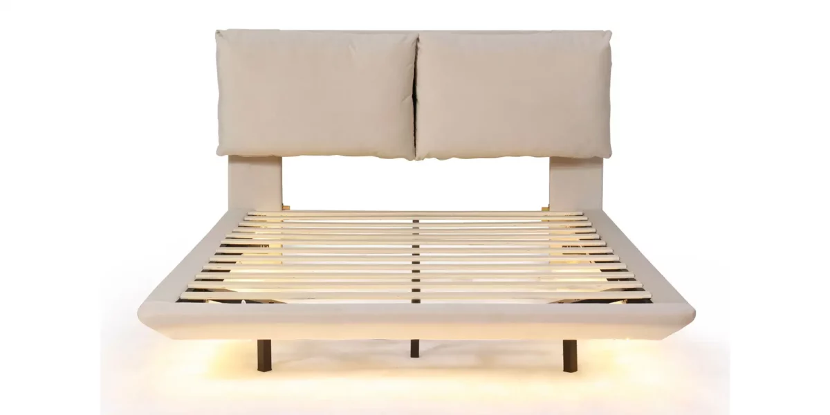 Cardi Upholsted Platform Bed with Sensor Lights - Image 5