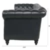 Chester Rolled Arm Three Seater Sofa - Image 12
