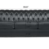 Chester Rolled Arm Three Seater Sofa - Image 13