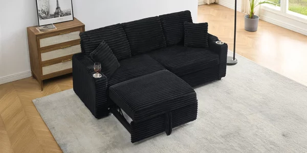 Sofa-with-Pullout-Chaise-and-Cup-Holders-01